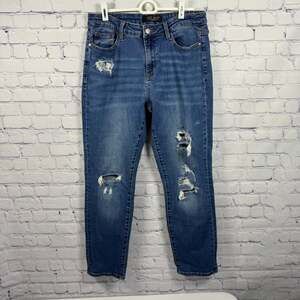 Judy Blue Distressed Blue Jeans Size 11/30
